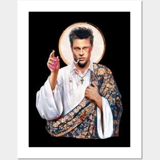 Saint Tyler Durden Posters and Art